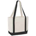 Extra large natural open top canvas bag