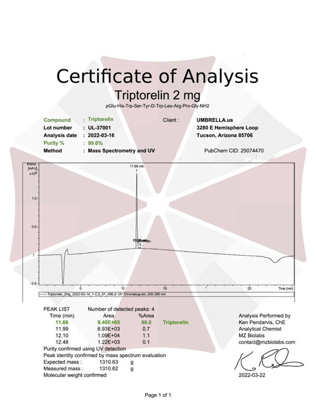 triptorelin embonate injection