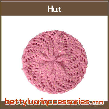 Mode avec chapeau noir à Paillette KT-H-022