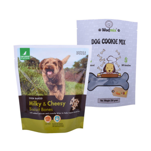 Imballaggio alimentare per animali domestici compostabili con fondo