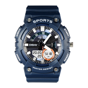 DIRAY-349AD Dual Time Digital Analog Watch for Men