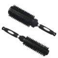 Escova de cabelo redonda com cerdas de javali extra longa para um estilo suave