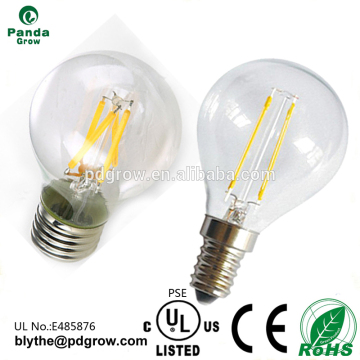 heißer verkauf G45 led filamentlampe 2 Watt 4 Watt 6 Watt hohe qualität E27 E14 B22 dimmbare led filament