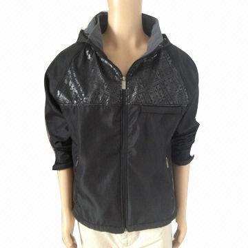Men's Fashionable Coat, Made of Polyester