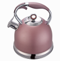 Whistling kettle anti-heat wood grain coated handle