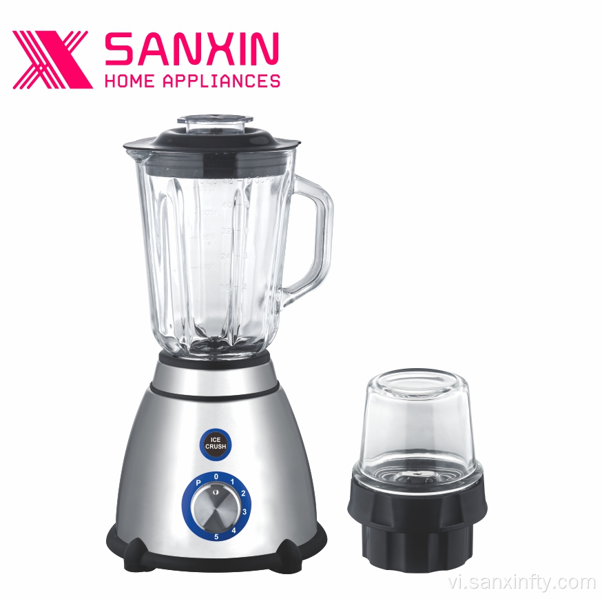 Bộ máy xay sinh tố thủy tinh bằng thép không gỉ