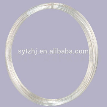 Pure silver round wire with high purity 99.99%