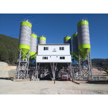 25m3/h HZS25 Planta de lotes de concreto automático prefabricado