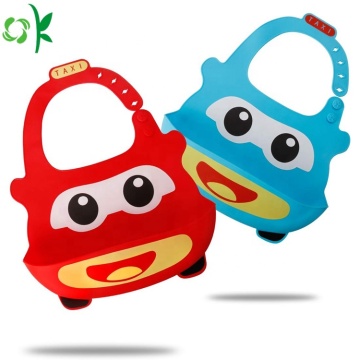 Customized Food Grade Waterproof Silicone Baby Bibs