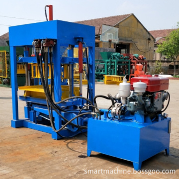 QT4-30 Diesel Engine Hydraulic Block Machine