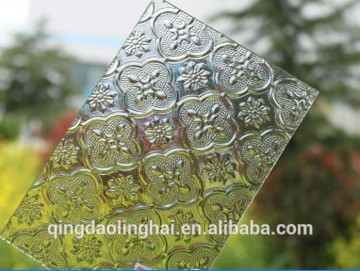 3mm,4mm,5mm,6mm pattern glass / Karatachi/ diamond/Masterlite/ nashiji