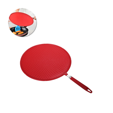Anti-Rust Large Silicone Splatter Screen: Safe Cooking Kitchen Accessory