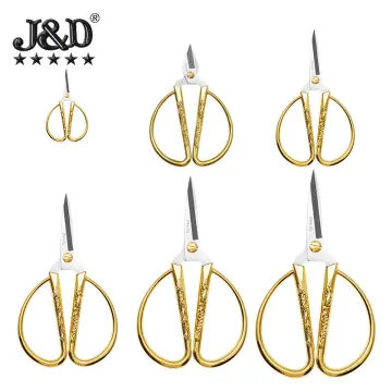 JINDIAO Stainless Steel Dragon and Phoenix Scissors with Zinc Alloy Handle