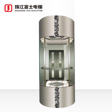China Fuji Marke Hochwertiger Sichtungsglasaufzug Hersteller Preis Preis