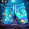 escuro azul de verão de verão masculino shorts shorts de natação curtos