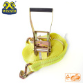 Polyester Truck Load Belt Webbing Ratchet Tie Down Strap