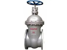 Manual concealed wedge gate valve