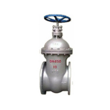Manual concealed wedge gate valve