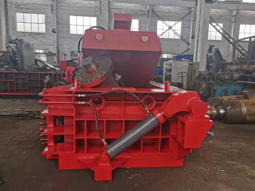 Auto Steel Scrap Baling Machine Metal Chips Compactor