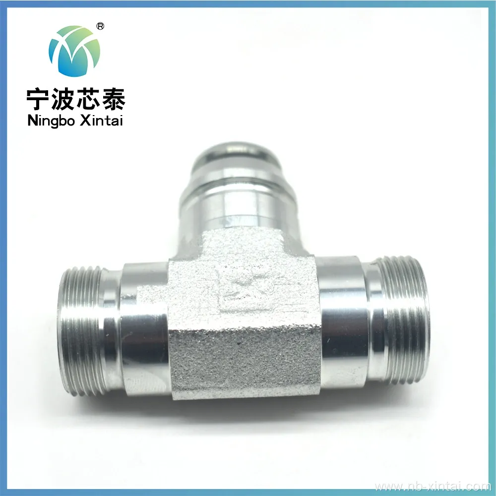 Steel Hydraulic Adapterss and Hose Connector Fittings