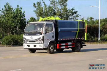 Dongfeng 8cbm 4x2 Πλευρική φόρτωση φορτηγού σκουπιδιών