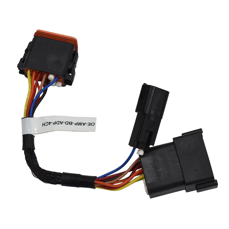 Vehicle stereo sounder video connector cable assemblies