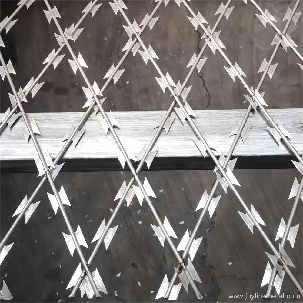 Flat concertina razor wire