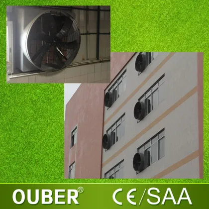 Heavty duty hot air exhaust fan, axial industrial ventilation fan, 46000m3/h airflow
