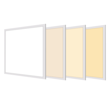 0-10V DALI DT8 Dimmable LED Panel Light - 3000K 4000K 6000K CCT Square Ceiling Light