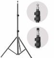 Trípode de soporte de estudio fotográfico de aleación de aluminio resistente