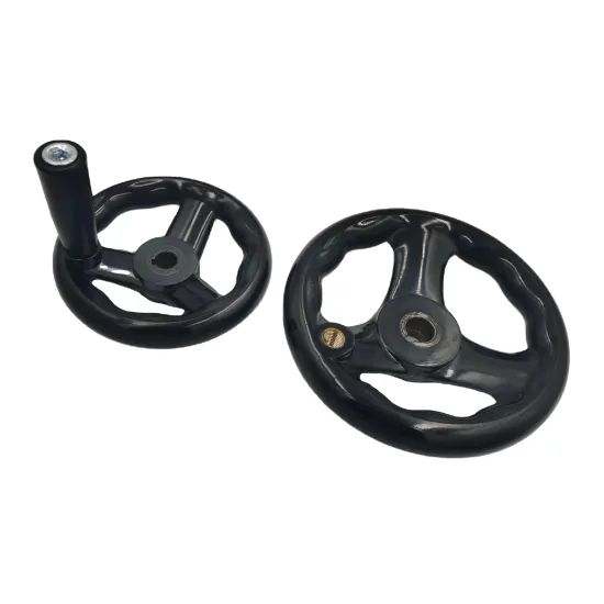 Machine parts bakelite three spoke lathe handwheel