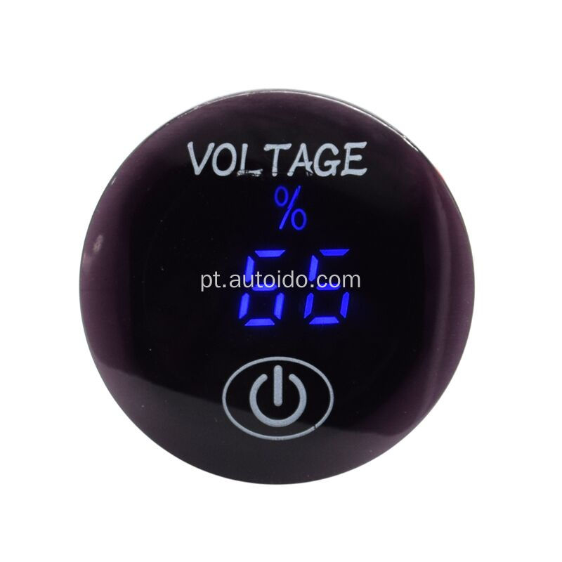 Voltímetro de voltímetro impermeável Display Digital com interruptor
