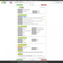 الولايات المتحدة الأمريكية بوليستر التيلة الالياف الجمركية بيانات العملاء