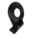 CNC pemesinan bahagian oksida aluminium hitam