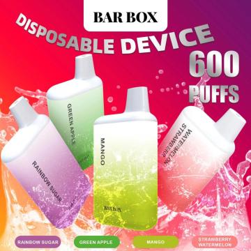 도매 2ML 엘프 바 600 퍼프 일회용 vape