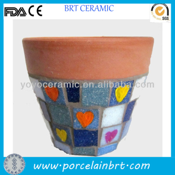 Eco-friendly coloured plant pots