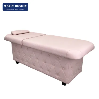 Modern Pink Beauty Salon Furniture Set - Bed and Equipment