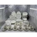 Easy to store ceramic tableware