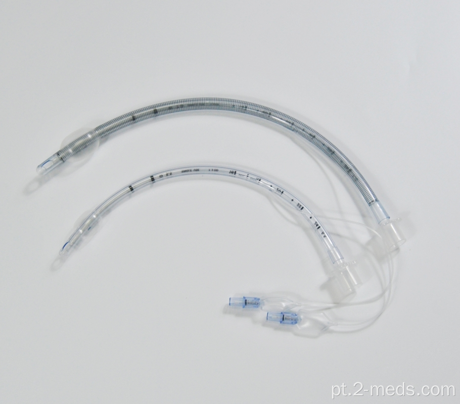 Tubo endotraqueal de PVC com manguito tpu