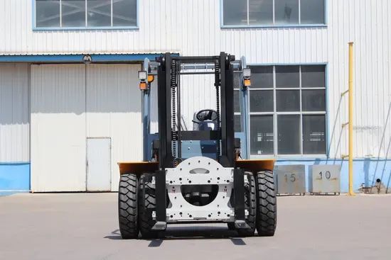 Heavy-Duty 4.0t-5.0t Diesel Forklift with Rotating Forks Attachment