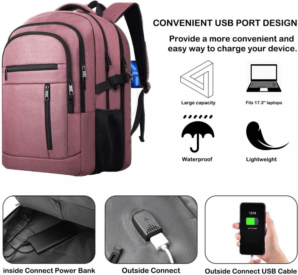 Laptop Backpack With Usb Charging Port Bag