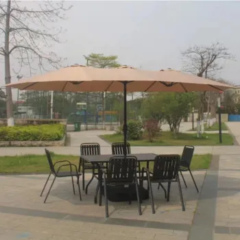 Outdoor Patio Umbrella with Logo: Pool, Terrace, and Beach Shade
