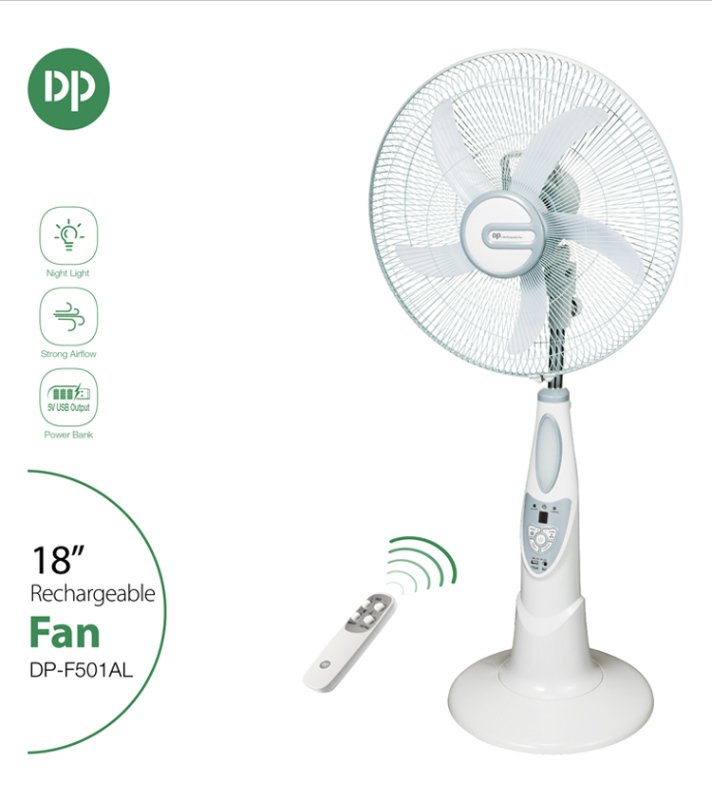 Household Standing Fan Pedestal Fan With Remote Control