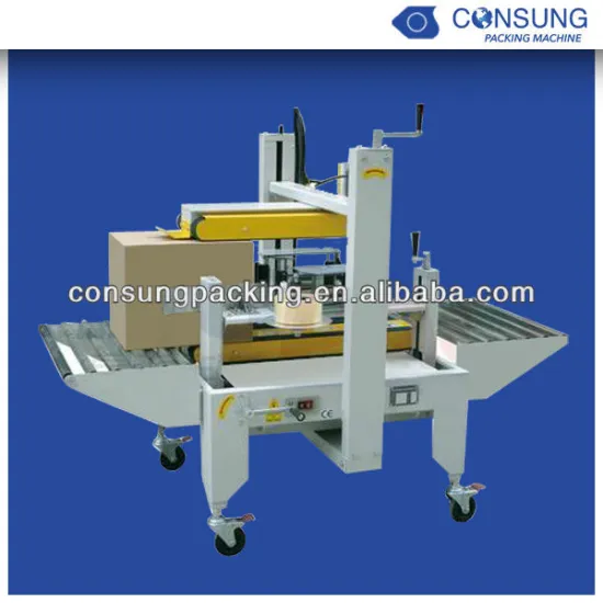 Semi-auto side tape carton sealer