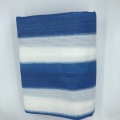 nueva malla tejida de color azul y blanco