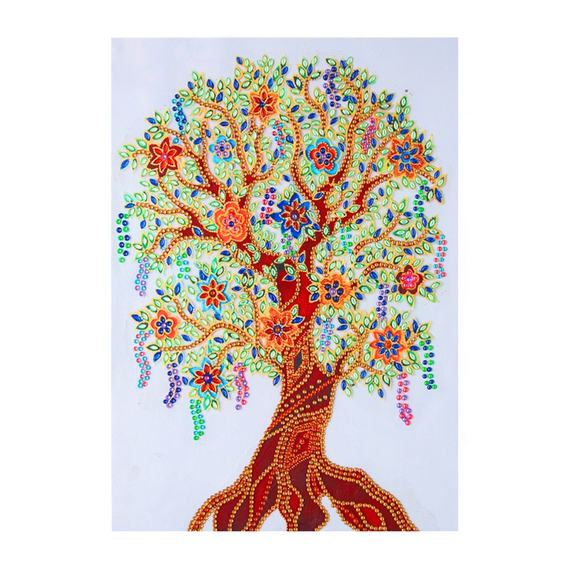  Diamond Painting: Flower Tree