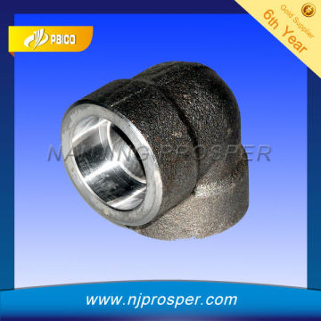 A105 long radius 90 degree socket weld elbow