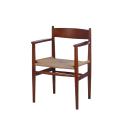 vintage wood CH37 armrest chairs replica