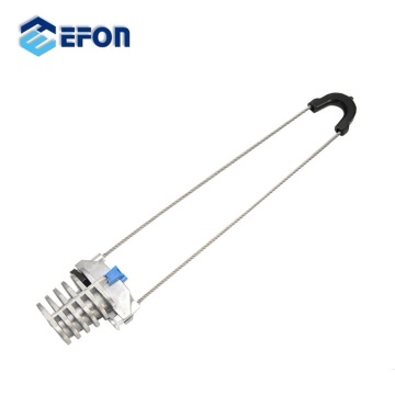 High-Strength Stainless Steel Dead End Anchor Clamp for Fiber Cable Accessories