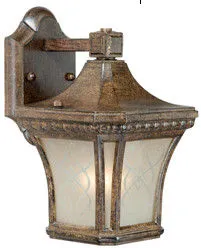 Aluminum Traditional Energy Saving Outdoor Wall Lights Brown Wall Lamp 100w E27